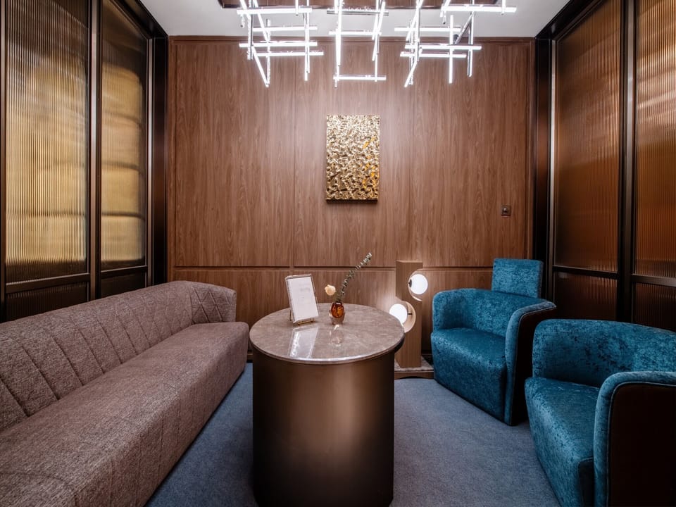 Lobby sitting area
