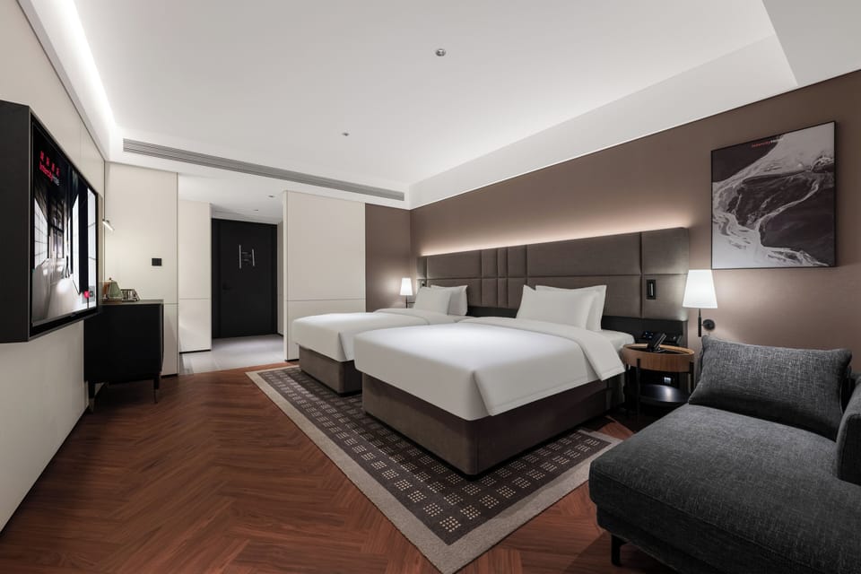 Superior Double Room | Minibar (free items), desk, laptop workspace, iron/ironing board