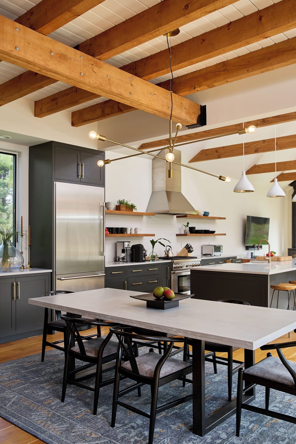 Chef's kitchen in the main house.