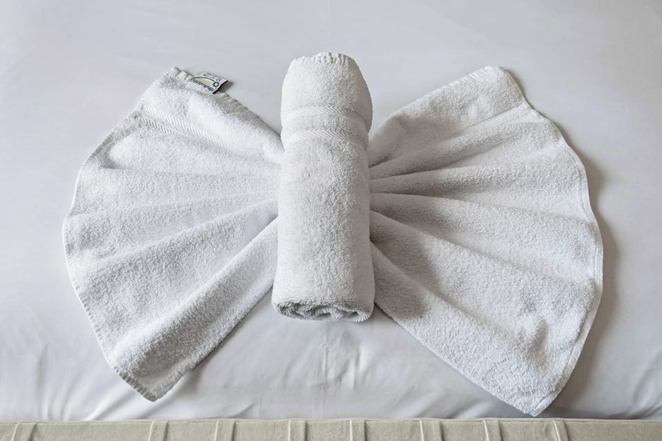Start and end your day with the comfort of fresh, fluffy towels.