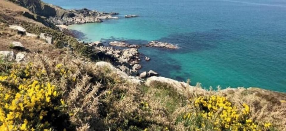 South West Coast Path sea views — Breathtaking coastal views out to sea