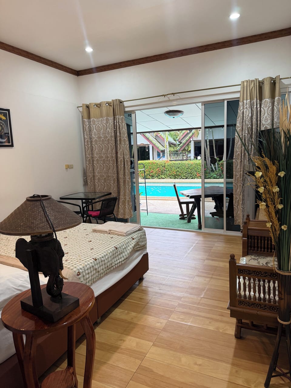 Classic Double Room, Pool View | Free WiFi