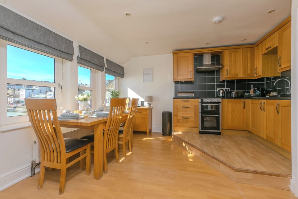 Washing up becomes a joy with breathtaking sea views from the kitchen sink
