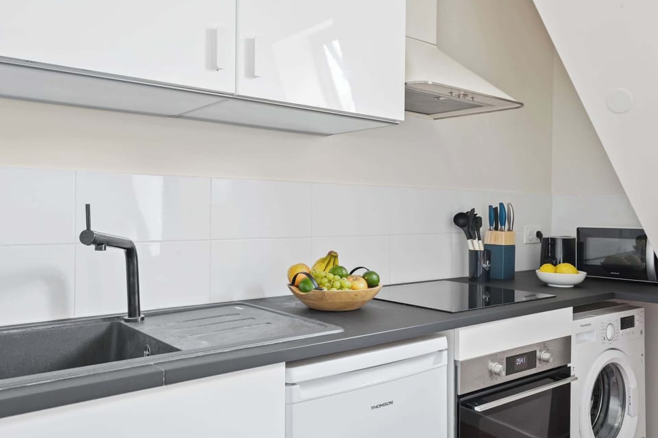 The kitchen 