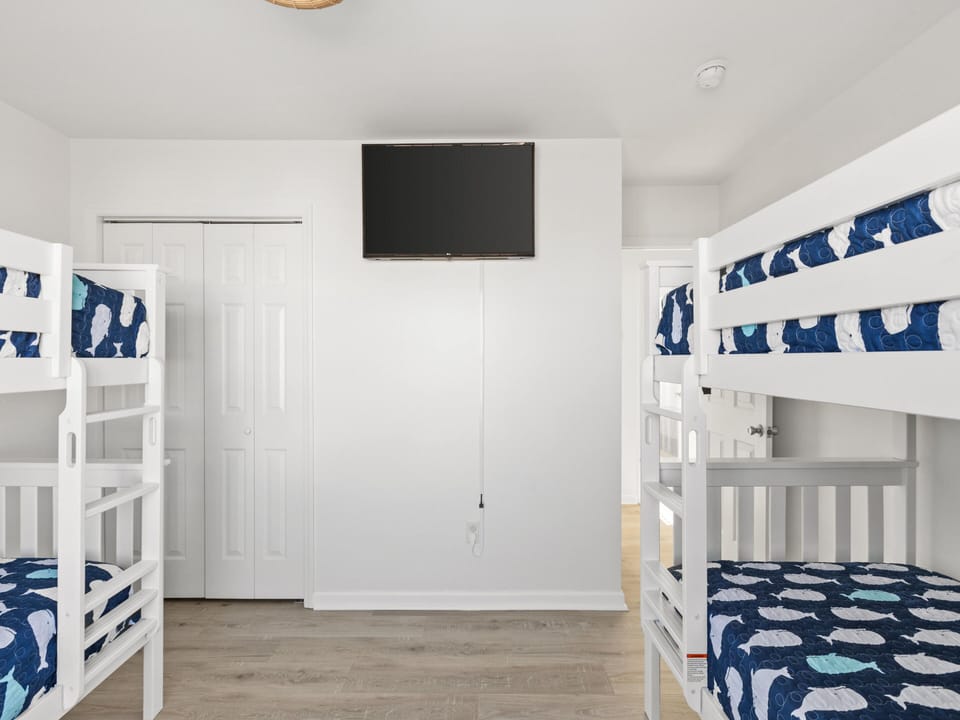 Fourth Bedroom - (2) Twin/Twin Bunk Beds + Smart TV