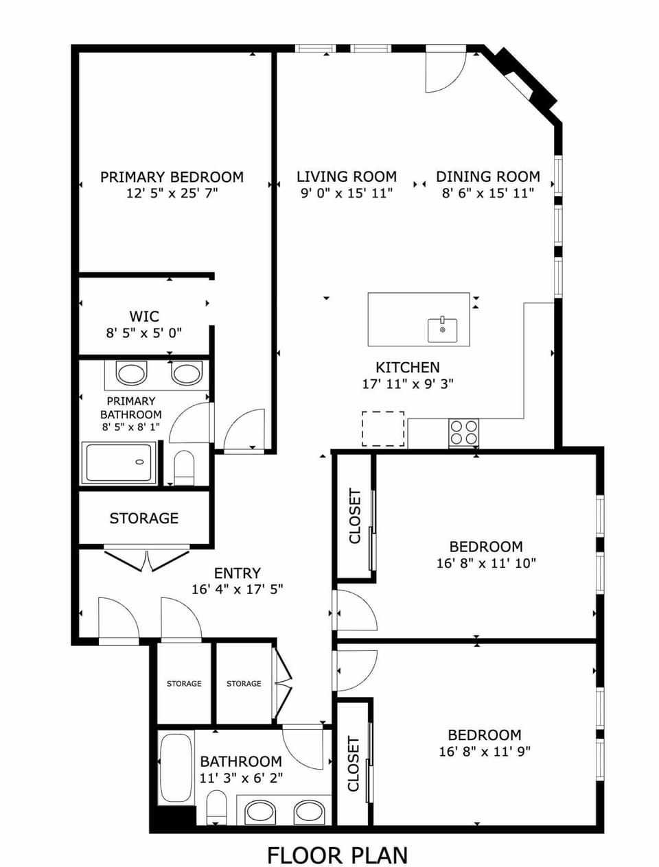 Condo, 3 Bedrooms | Floor plan