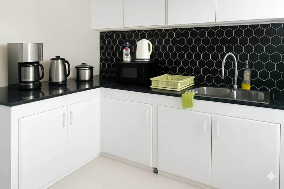 Fully equipped kitchen – perfect for cooking local seafood or breakfast.