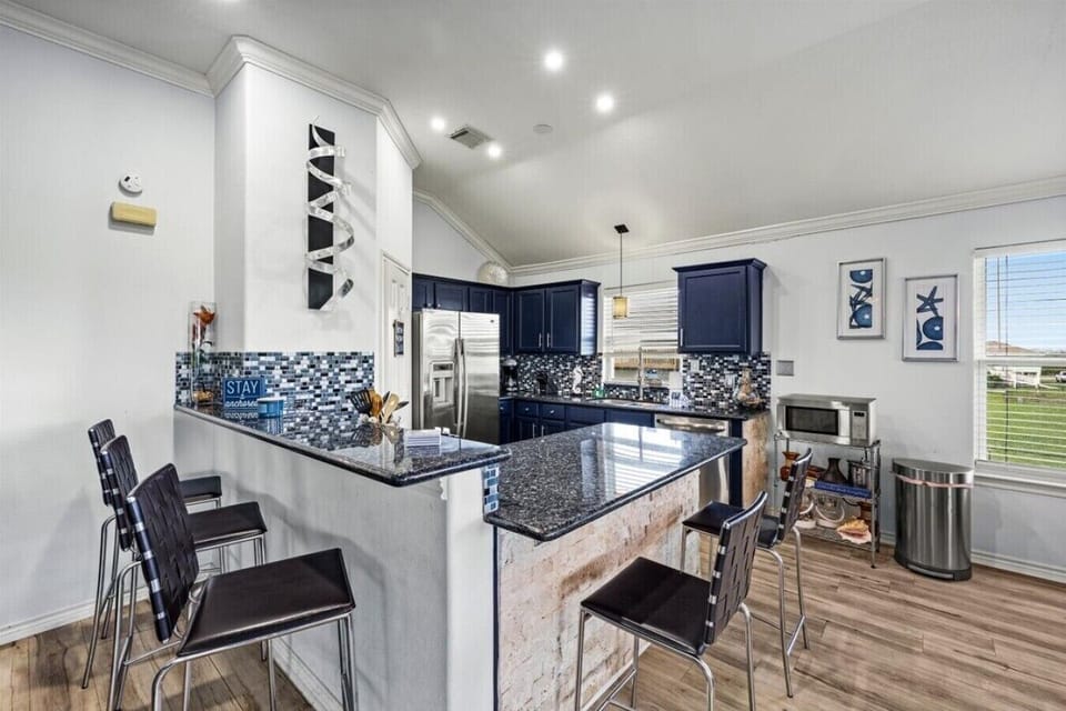 Whip up delicious meals in this charming kitchen