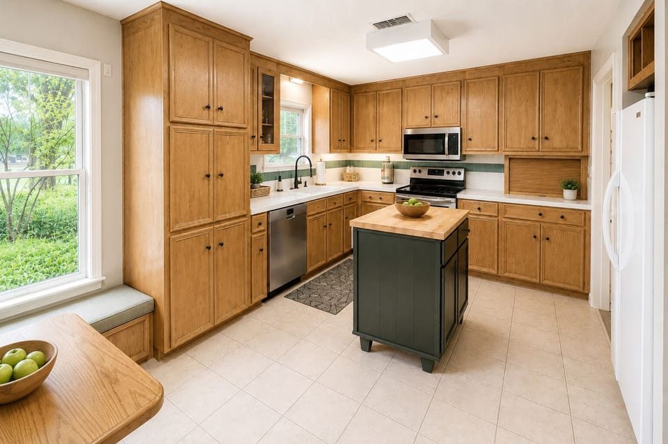 microwave, stove, refrigerator, dishwasher 