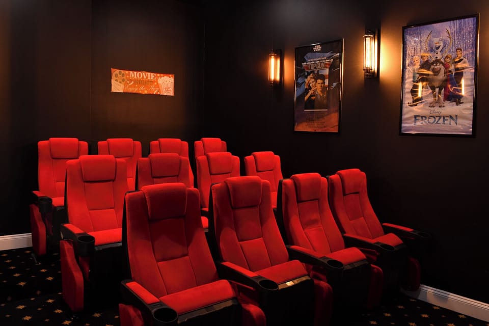 Vintage Themed Movie Theater -Seats 12!