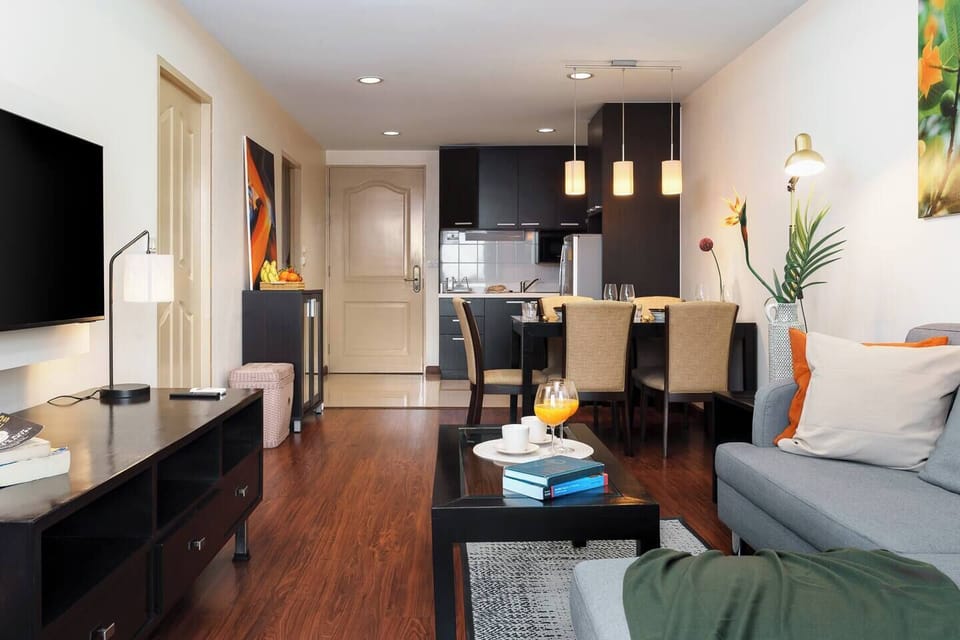Enjoy entertainment anytime with a 43” Smart TV featuring Netflix, YouTube, and more.