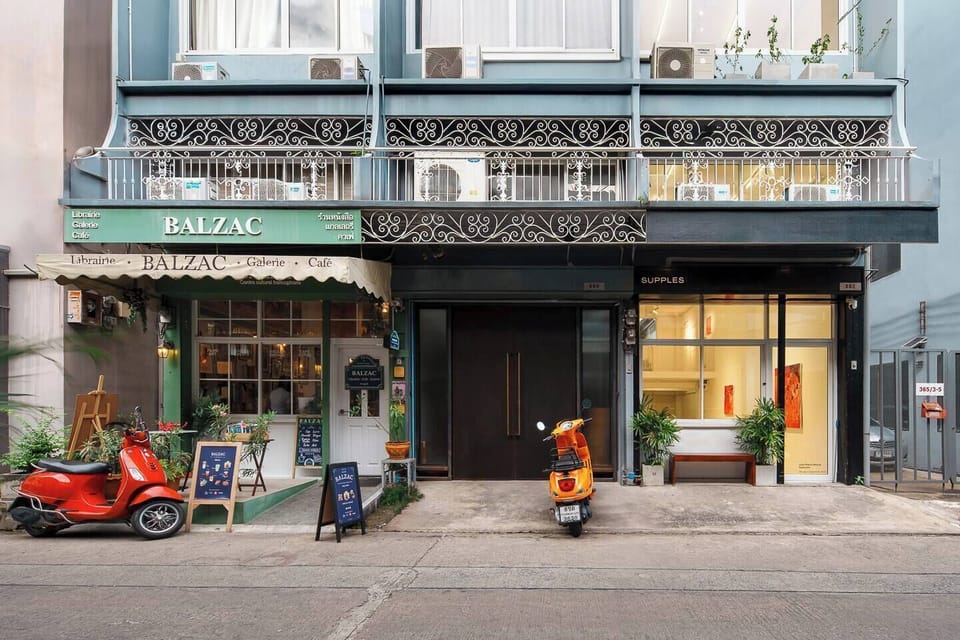 Open the door and right in front, you’ll see Balzac Café ☕✨ a famous local spot known for its cozy vibe, fresh brews, and perfect place to start your day just steps from your house .