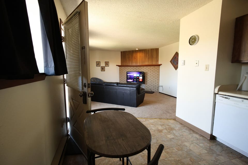 Kitchen into Living Room