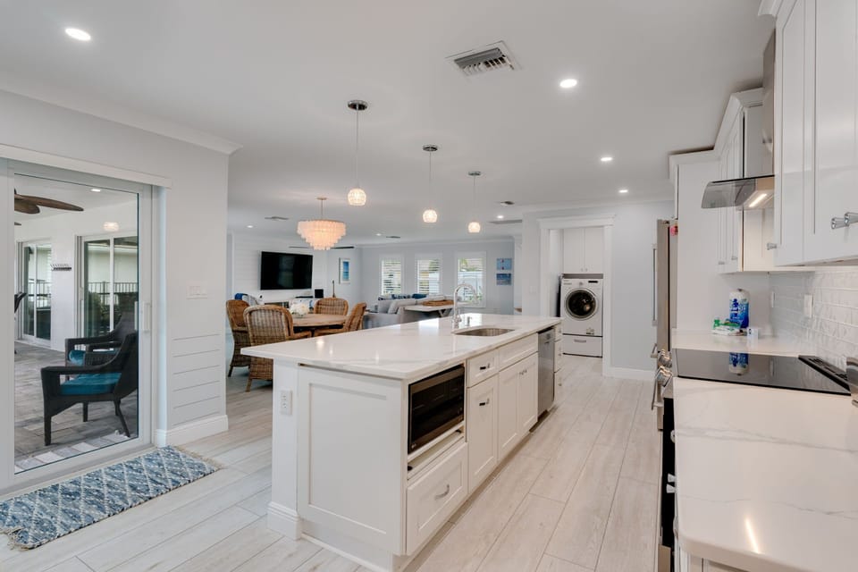 Updated kitchen with new appliances