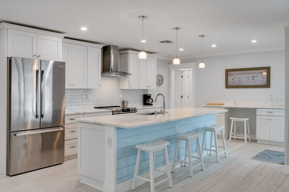 Updated kitchen with new appliances