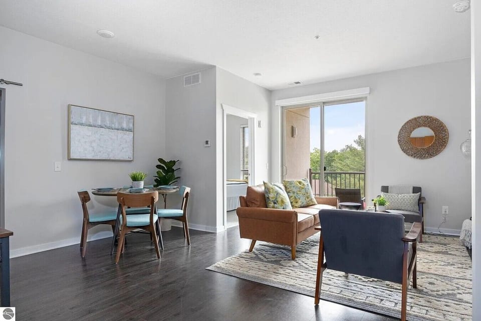 Comfortable living space with a dining table for shared meals 🛋️🍽️✨