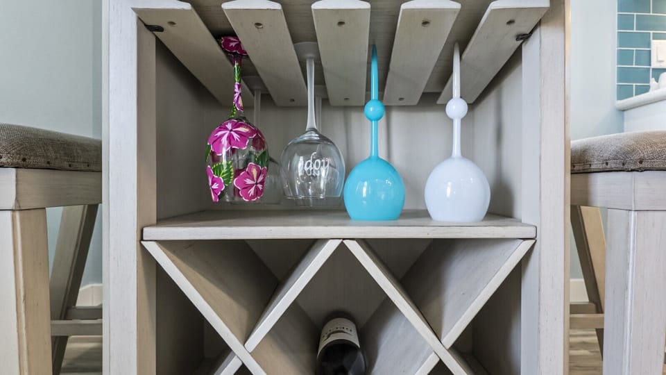 Thoughtful details throughout the home make entertaining easy and enjoyable
