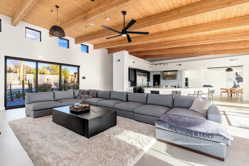 Large open-concept living areas with tons of natural light throughout