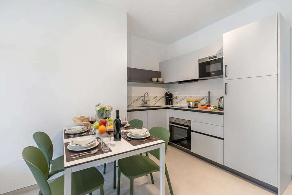 Kitchen and dining area