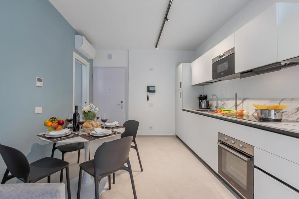 Kitchen and dining area