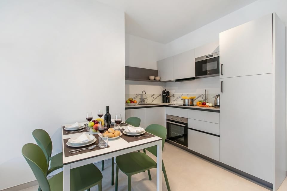 Kitchen and dining area