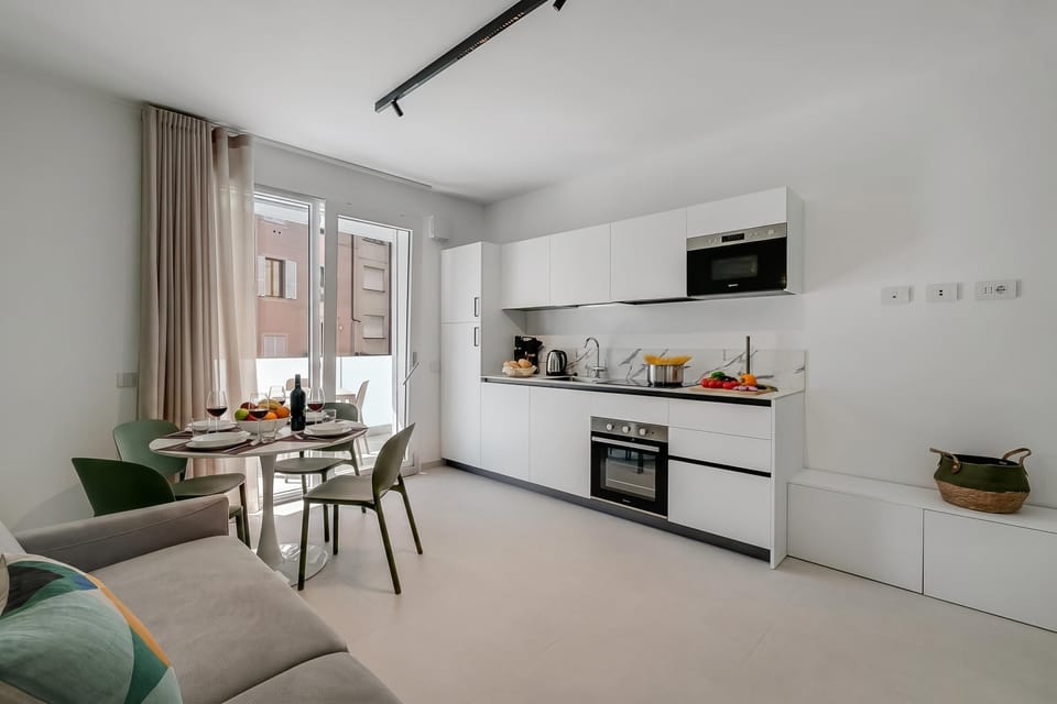 Kitchen and dining area