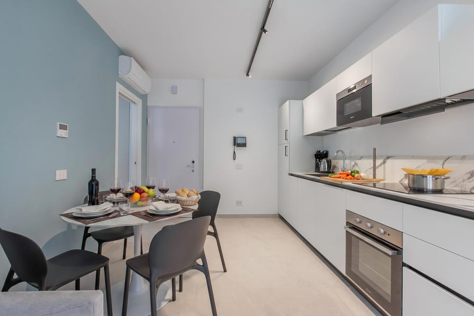 Kitchen and dining area
