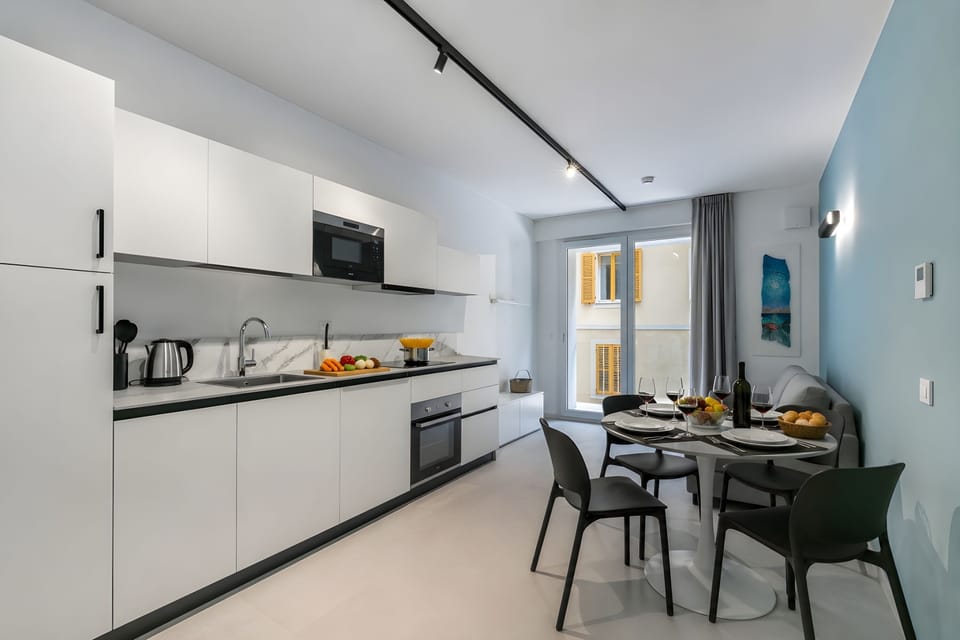 Kitchen and dining area