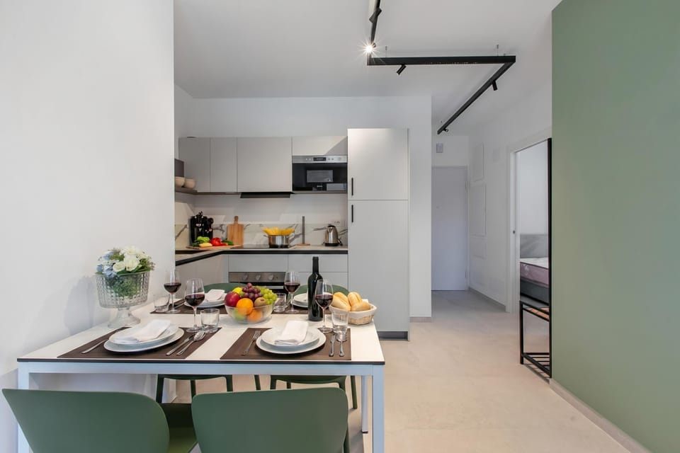 Kitchen and dining area
