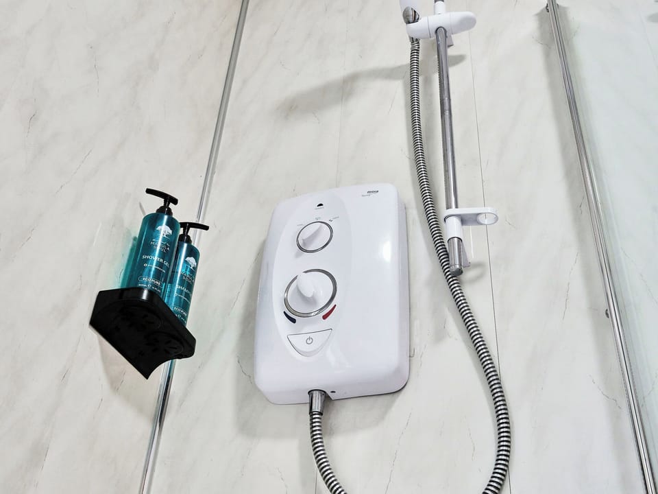 Shower room | No.5 Princess Green Apartments - Portrush By The Sea, Portrush