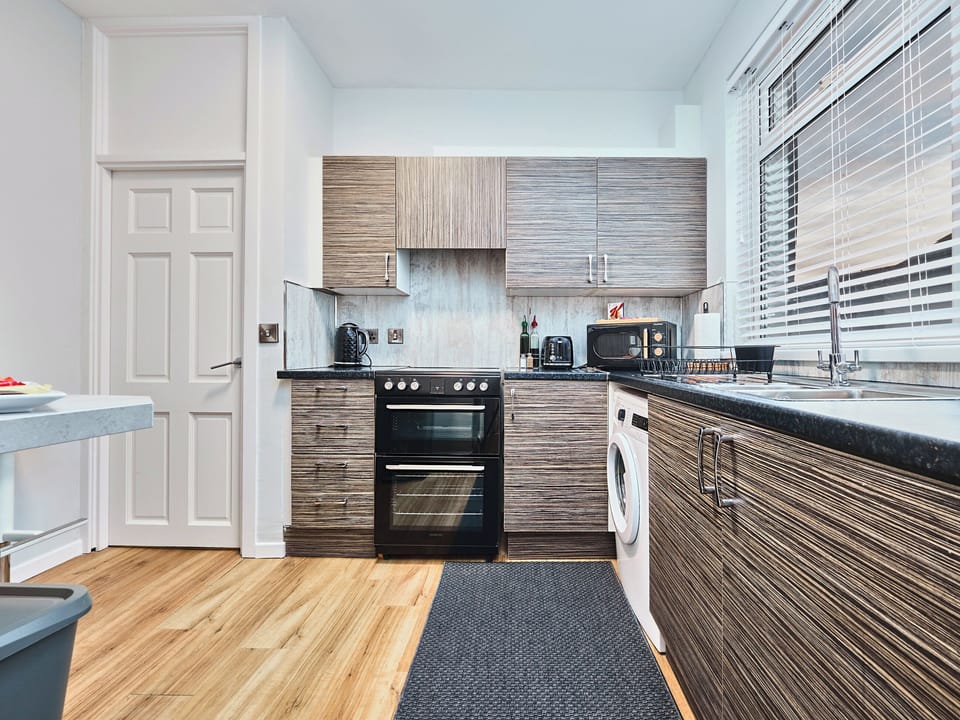 Kitchen | No.2 Princess Yellow Apartments - Portrush By The Sea, Portrush