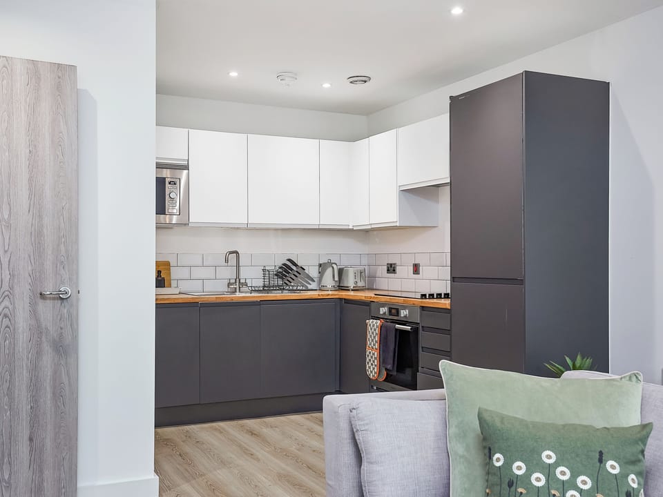 Open plan living space | Green Mill Apartments 3 - The Woolery - Green Mill Apartments, Holmfirth
