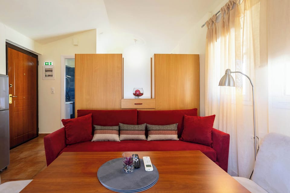 Cozy open-plan studio designed for relaxation