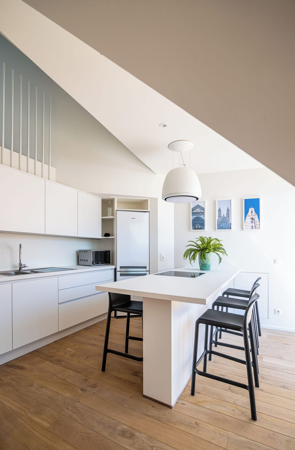 Comfort Apartment, Multiple Beds, Air conditioning, City View | Private kitchen | Microwave