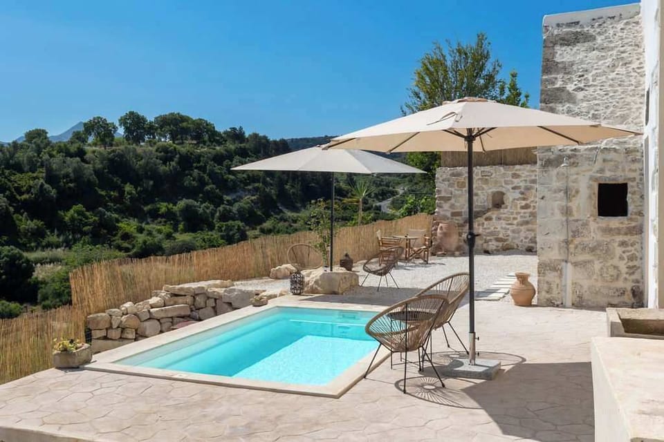 Inviting Swimming Pool with Sun Umbrella
