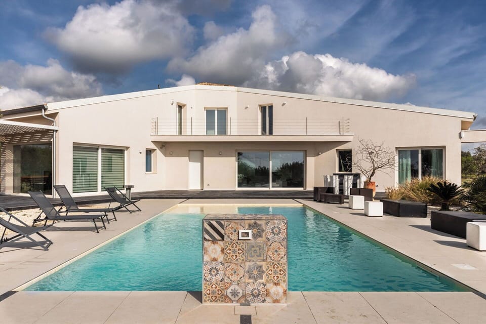 Swimming Pool, Residential Area, Home, House, Estate, Composite Material, Resort, Villa, Shade, Concrete