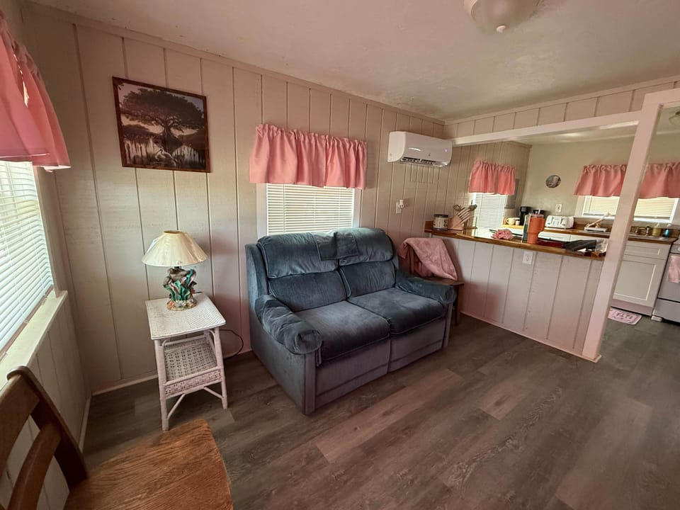 Living room, double reclining love seat 