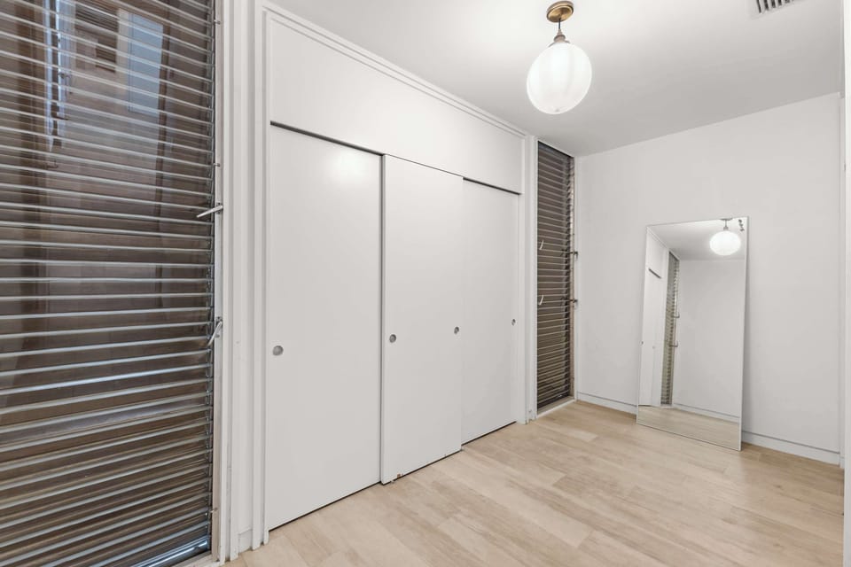 Abundant space provided with multiple walk-in closets, confirming plenty of space for storage and unpacking. 