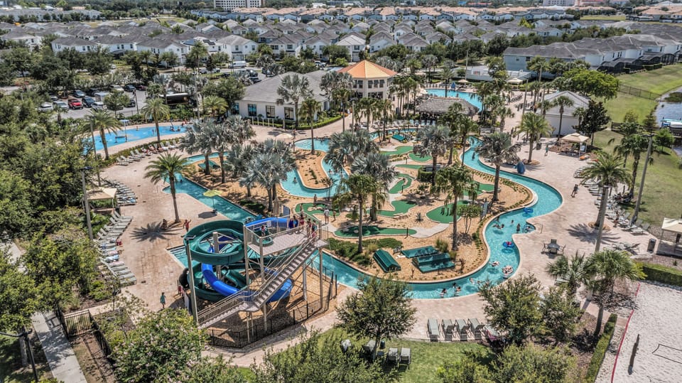 Enjoy full access to Storey Lake's lazy river, water slides, and much more
