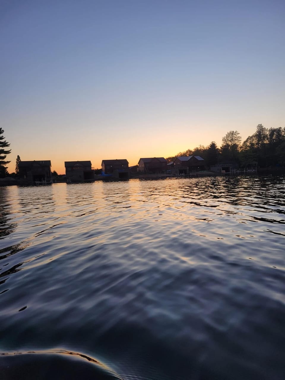 A beautiful perspective of the property from the lake point of view
