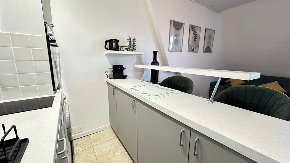 Modern kitchen for extended stays  Everything you need for cooking and everyday convenience.
