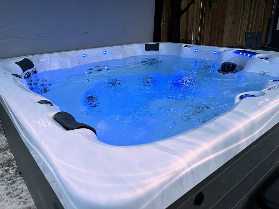 Sink into the soothing warmth of the hot tub and let the day melt away beneath the Texas stars. Whether you're celebrating with friends or enjoying a quiet evening, this is where unforgettable Fredericksburg nights begin.