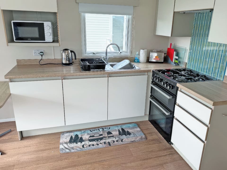 Kitchen area | Life&rsquo;s a Beach - Beach Retreats, Prestatyn