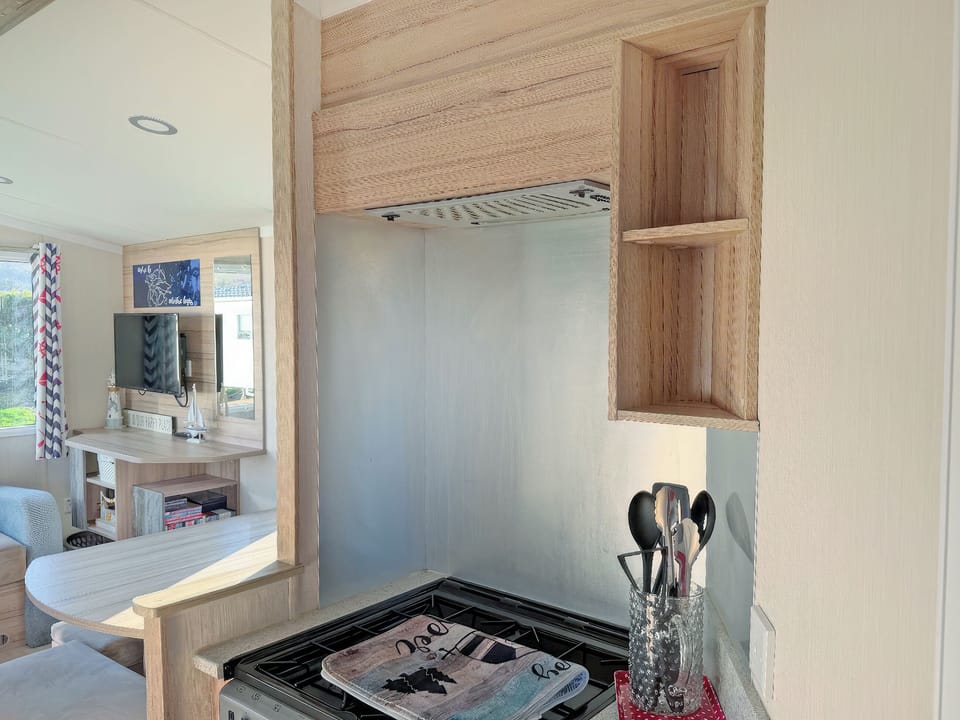 Kitchen area | The Beach Hut - Beach Retreats, Prestatyn