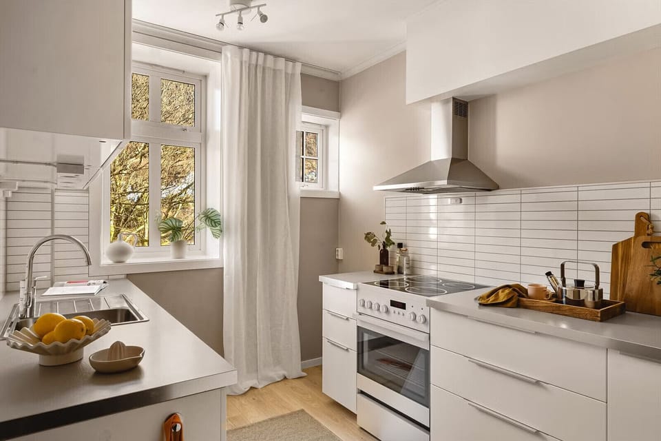 Modern kitchen with all appliances