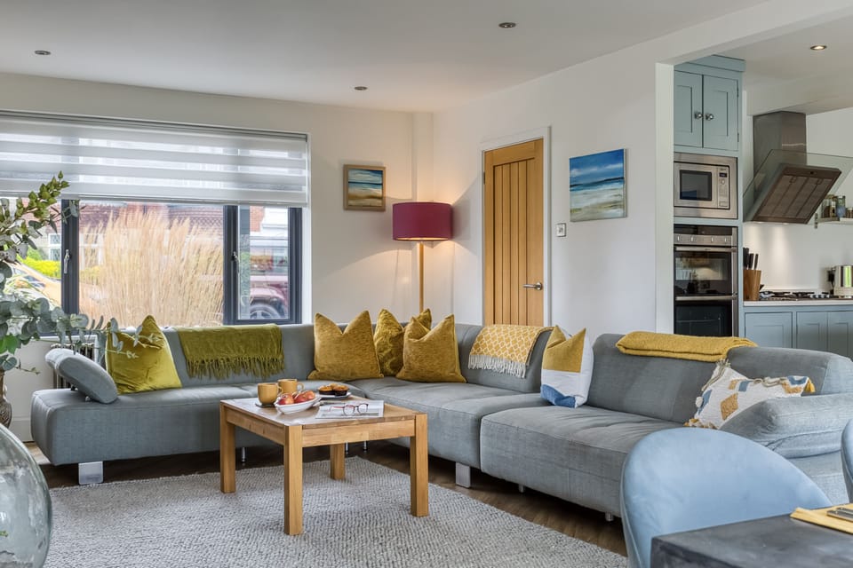 Comfortable seating, perfect to sink into after a day exploring