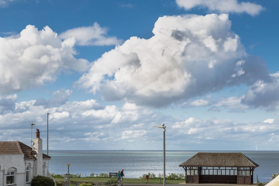 Enjoy beautiful sea views from the balcony