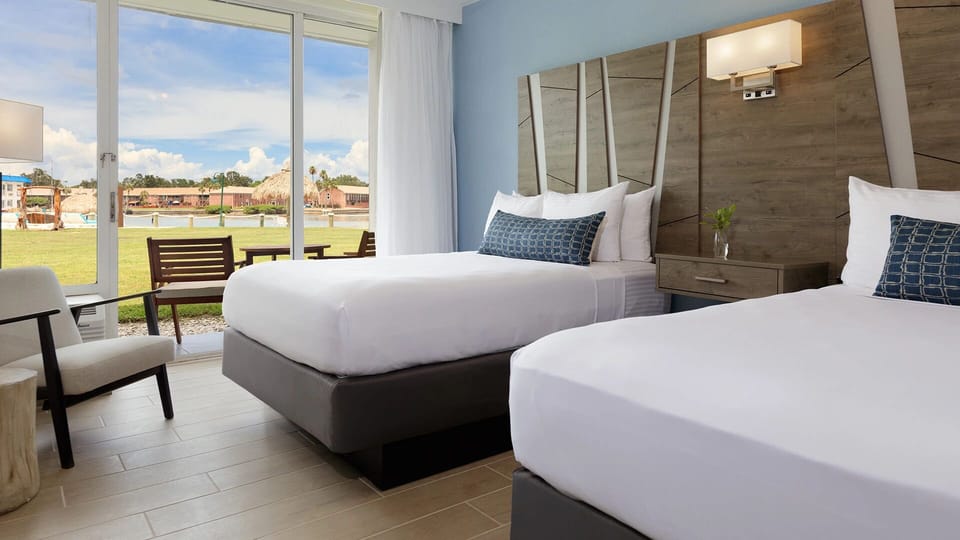 Step outside from your room and enjoy open-air relaxation.