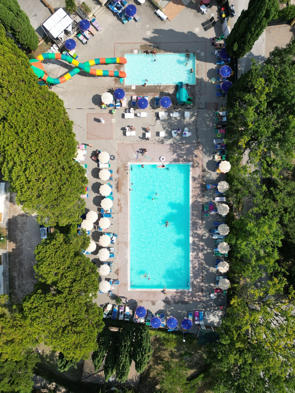 Seasonal outdoor pool
