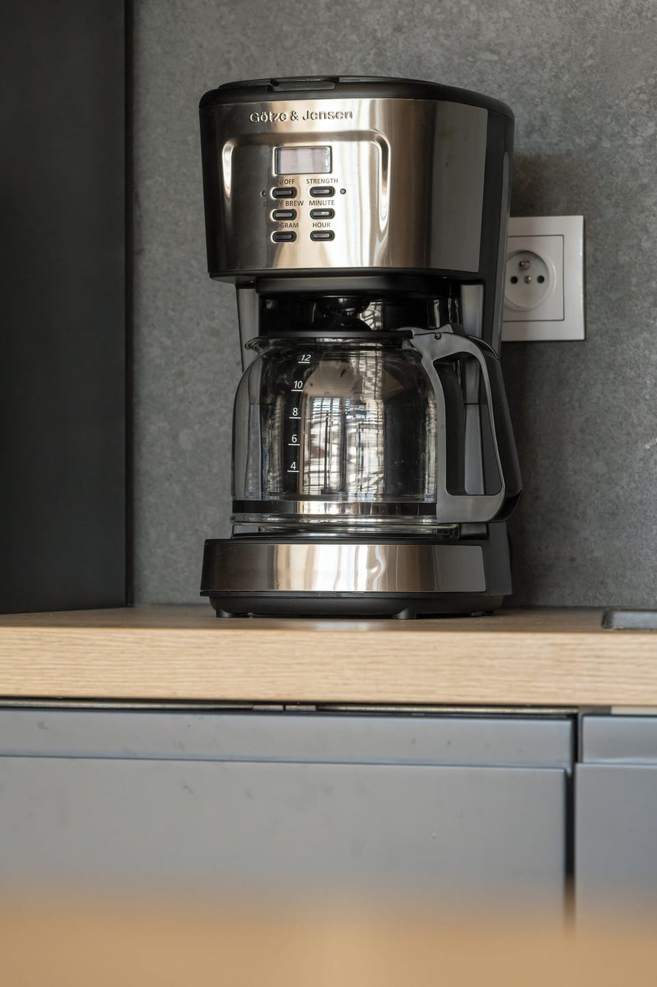 A coffee machine available for guests to use during their stay. It allows for a convenient start to the day with a fresh cup of coffee.